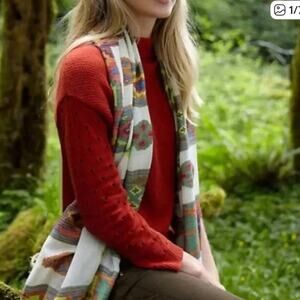 Moth Knit  Red Sweater